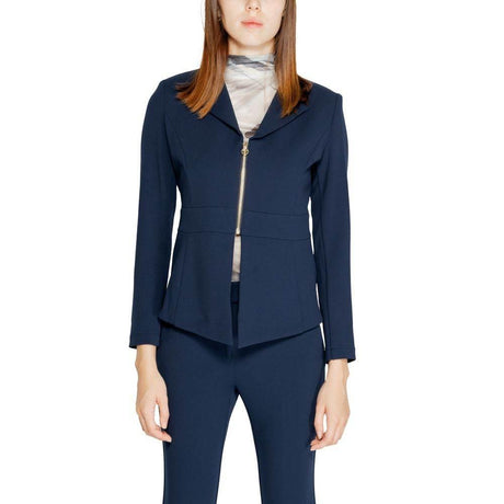 Rinascimento Blue Polyester Suits & Blazer - Hilstor