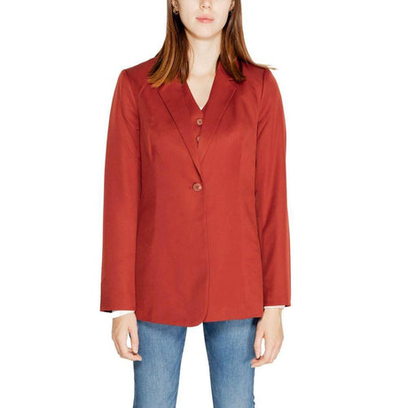 Vero Moda Red Polyester Suits & Blazer - Hilstor
