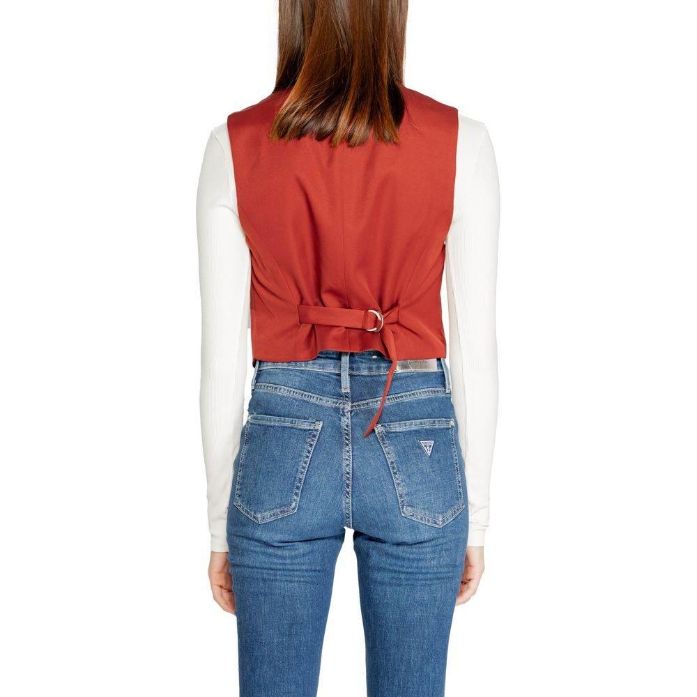 Vero Moda Red Polyester Vest - Hilstor