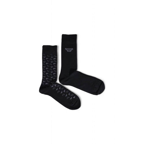 Emporio Armani Underwear Black Cotton Sock - Hilstor