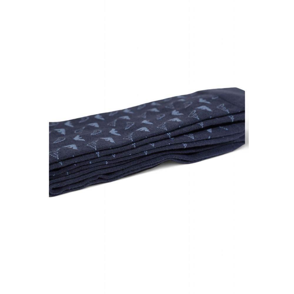 Emporio Armani Underwear Blue Cotton Sock - Hilstor