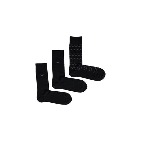 Emporio Armani Underwear Black Cotton Sock - Hilstor