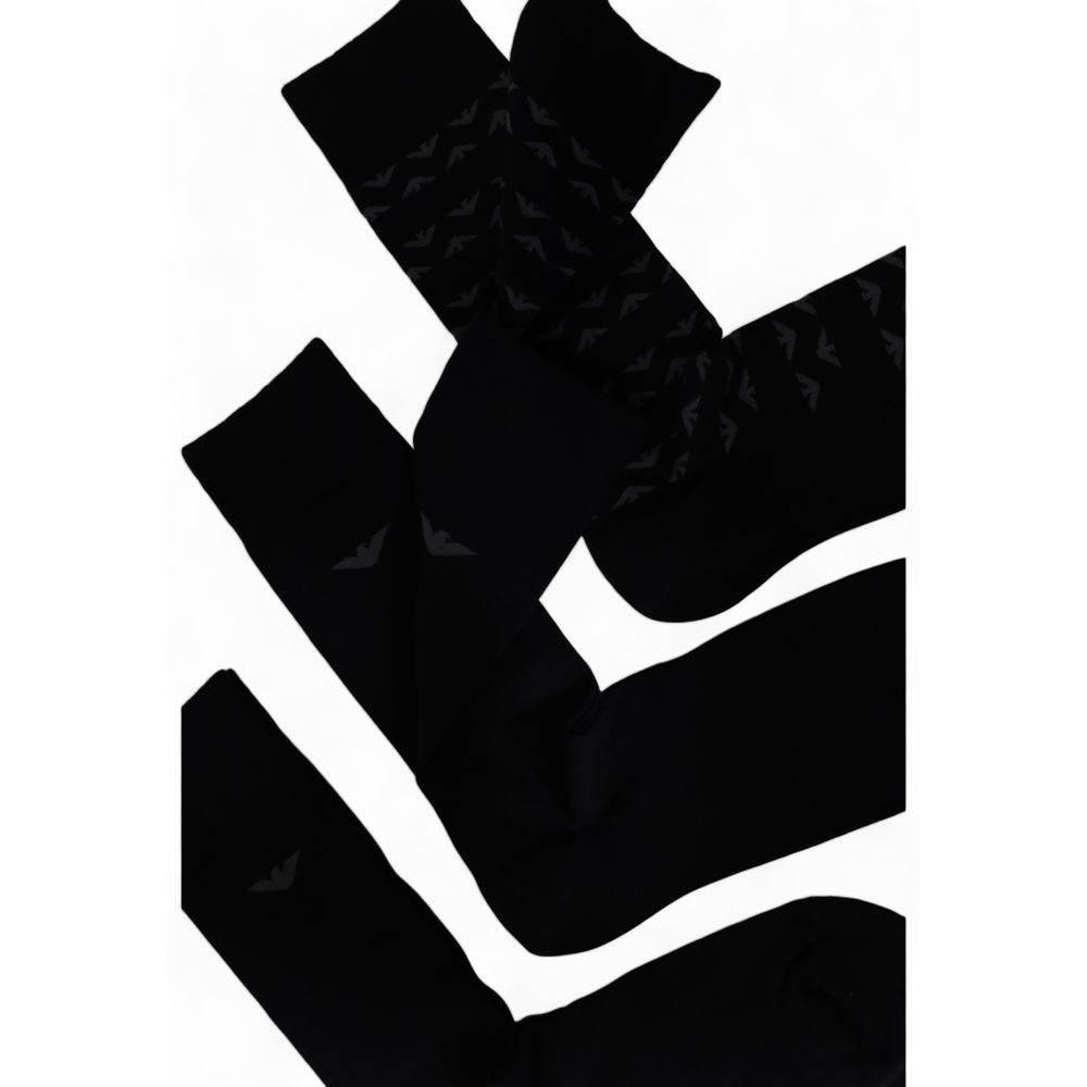 Emporio Armani Underwear Black Cotton Sock - Hilstor