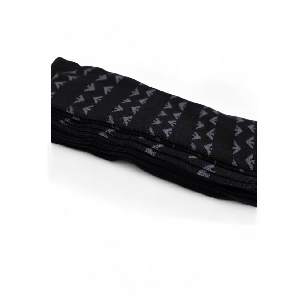 Emporio Armani Underwear Black Cotton Sock - Hilstor
