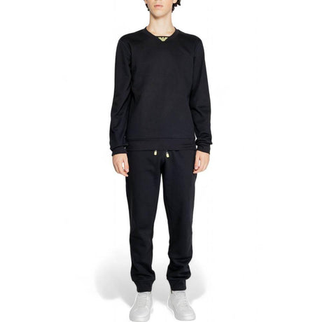 Emporio Armani Underwear Black Cotton Sweatsuit - Hilstor