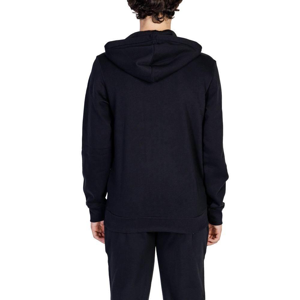 Emporio Armani Underwear Black Cotton Sweater - Hilstor