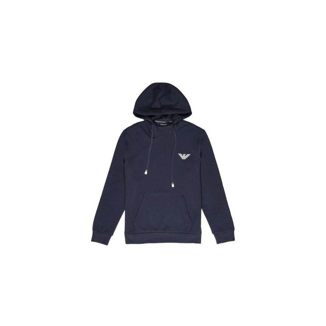 Emporio Armani Underwear Blue Cotton Hoody - Hilstor