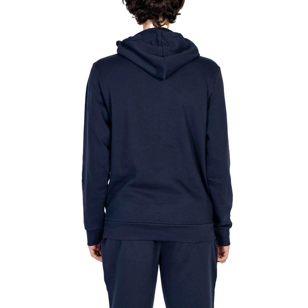 Emporio Armani Underwear Blue Cotton Hoody - Hilstor
