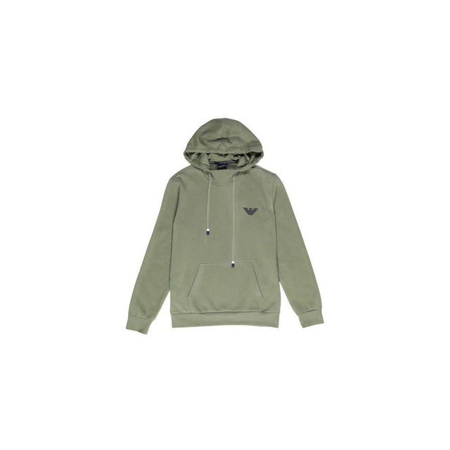 Emporio Armani Underwear Green Cotton Hoody - Hilstor