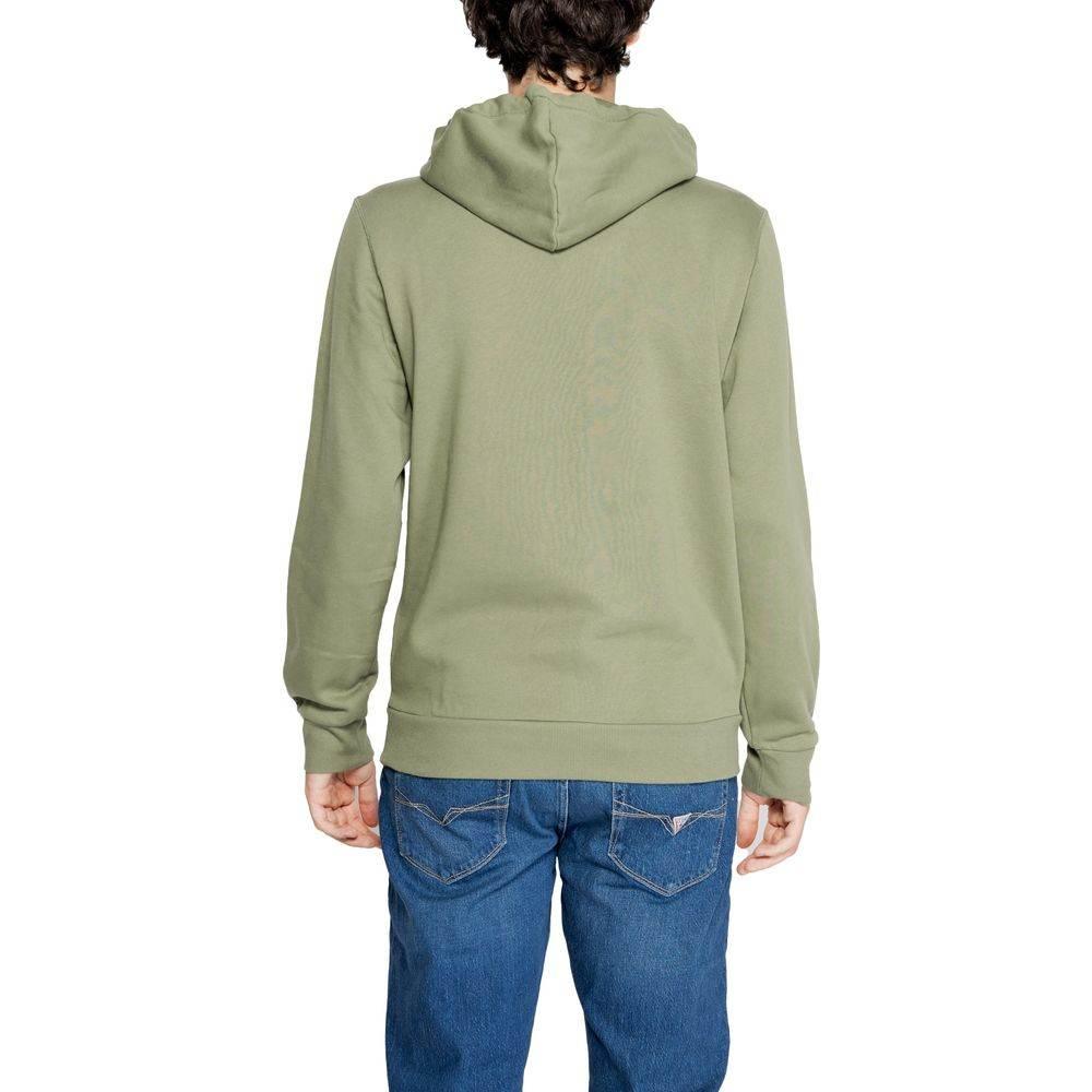 Emporio Armani Underwear Green Cotton Hoody - Hilstor