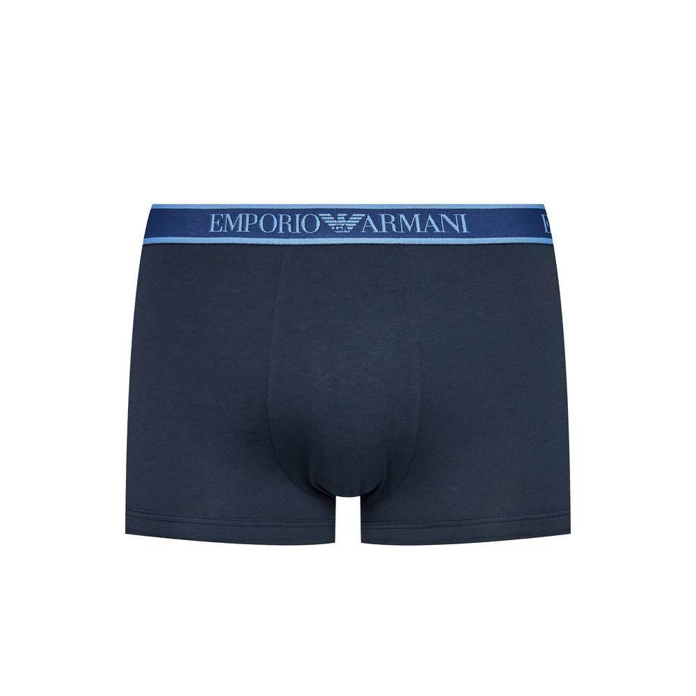 Emporio Armani Underwear Blue Cotton Underwear - Hilstor