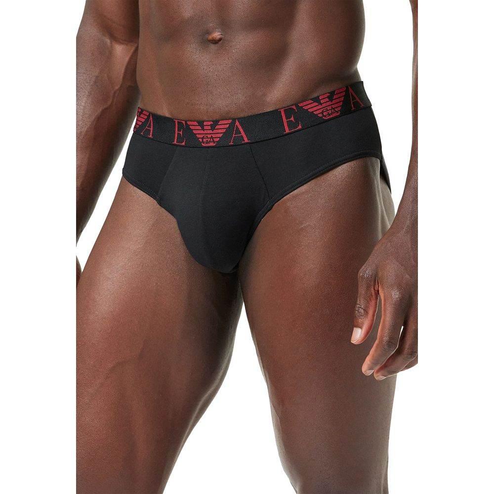 Emporio Armani Underwear Red Cotton Underwear - Hilstor