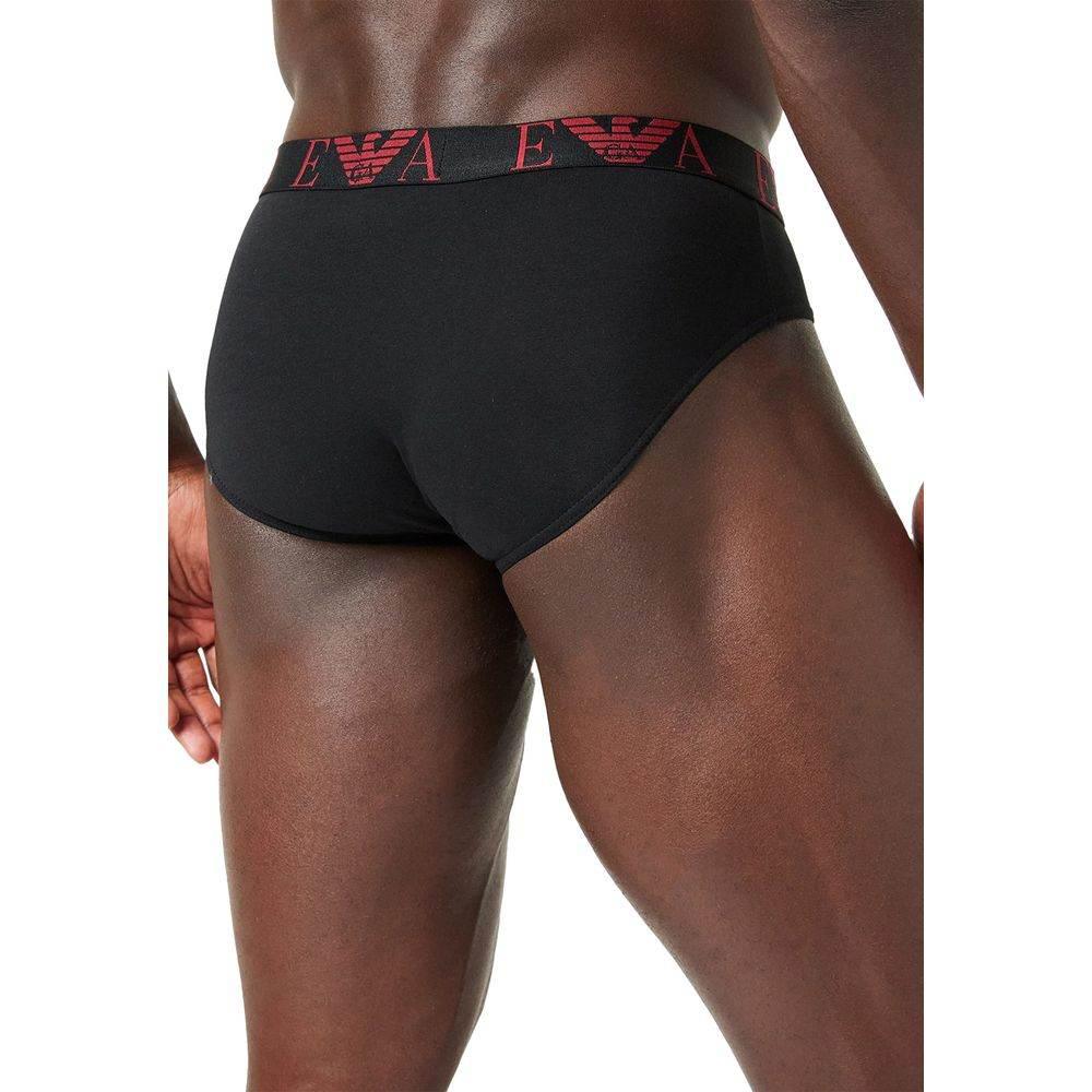 Emporio Armani Underwear Red Cotton Underwear - Hilstor