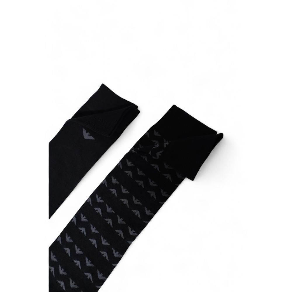Emporio Armani Underwear Black Cotton Sock - Hilstor
