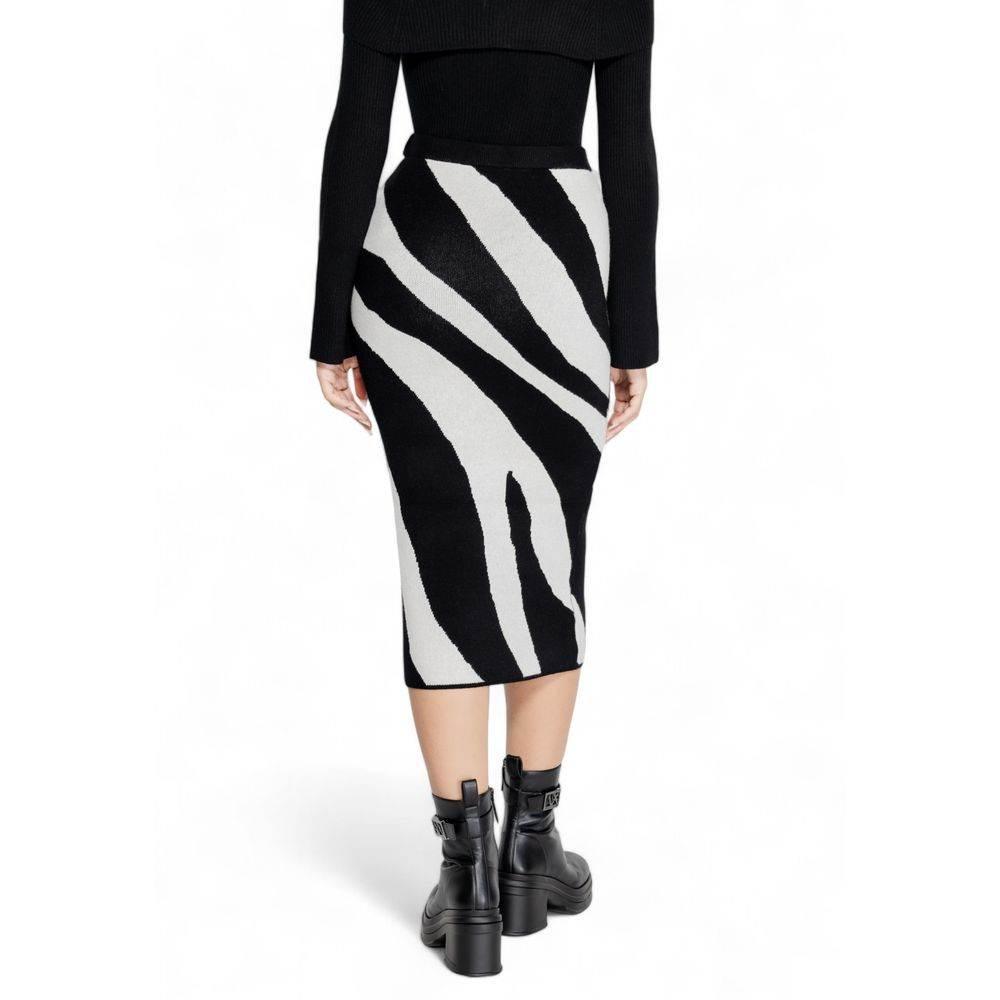 Vero Moda Black Viscose Skirt - Hilstor