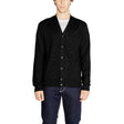 Hamaki-Ho Black Viscose Cardigan - Hilstor