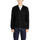 Hamaki-Ho Black Viscose Cardigan - Hilstor