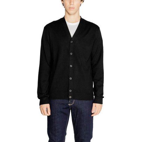 Hamaki-Ho Black Viscose Cardigan - Hilstor