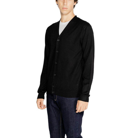 Hamaki-Ho Black Viscose Cardigan - Hilstor