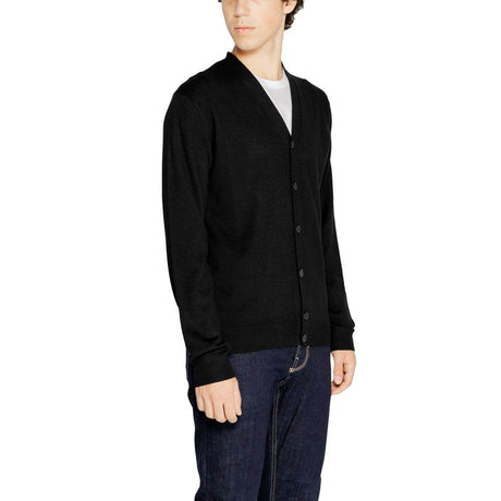 Hamaki-Ho Black Viscose Cardigan - Hilstor