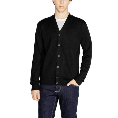 Hamaki-Ho Black Viscose Cardigan - Hilstor