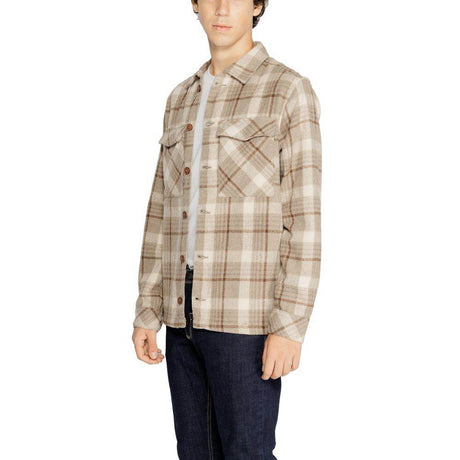 Hamaki-Ho Beige Polyester Shirt - Hilstor