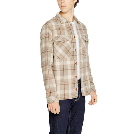 Hamaki-Ho Beige Polyester Shirt - Hilstor