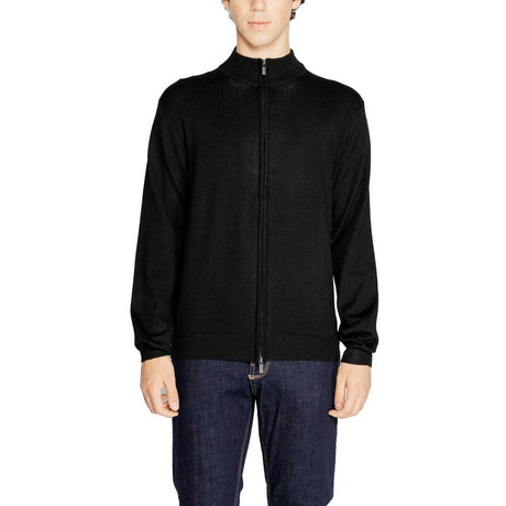 Hamaki-Ho Black Viscose Cardigan - Hilstor