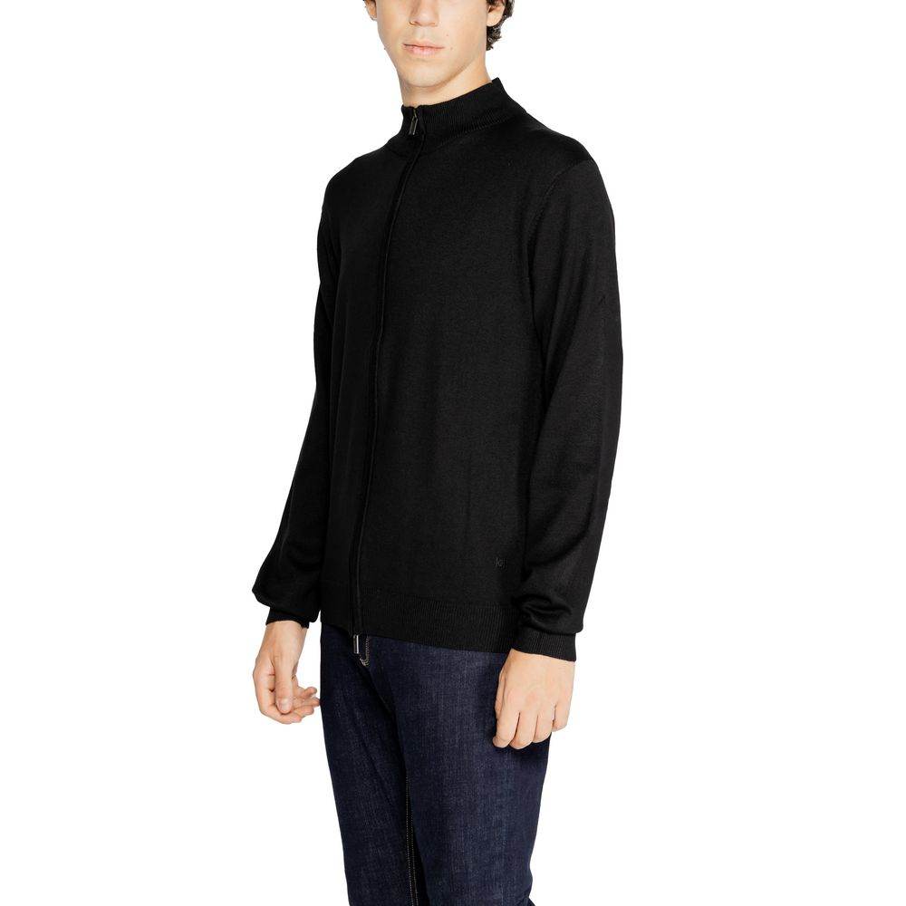 Hamaki-Ho Black Viscose Cardigan - Hilstor