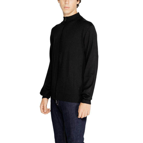 Hamaki-Ho Black Viscose Cardigan - Hilstor