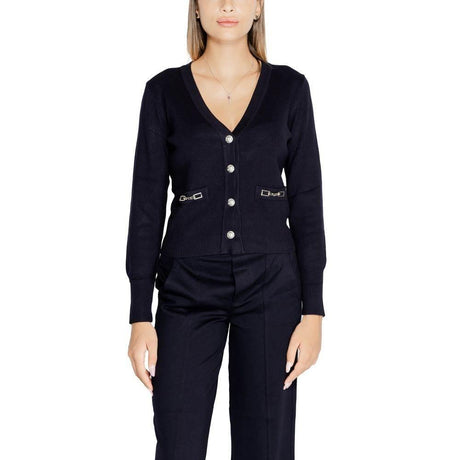 Morgan De Toi Blue Viscose Cardigan - Hilstor