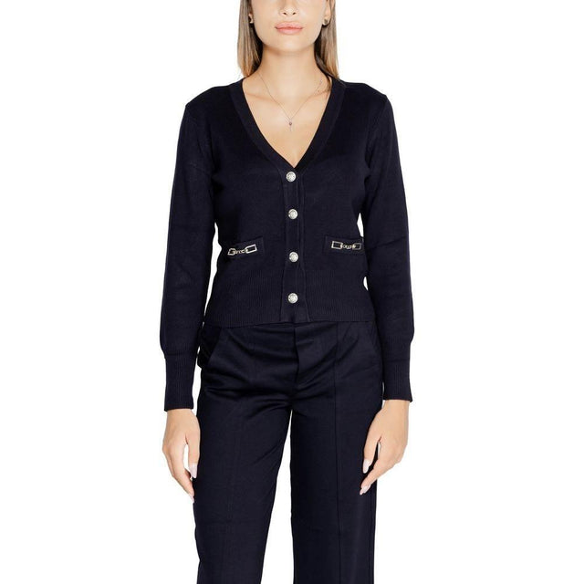 Morgan De Toi Blue Viscose Cardigan - Hilstor