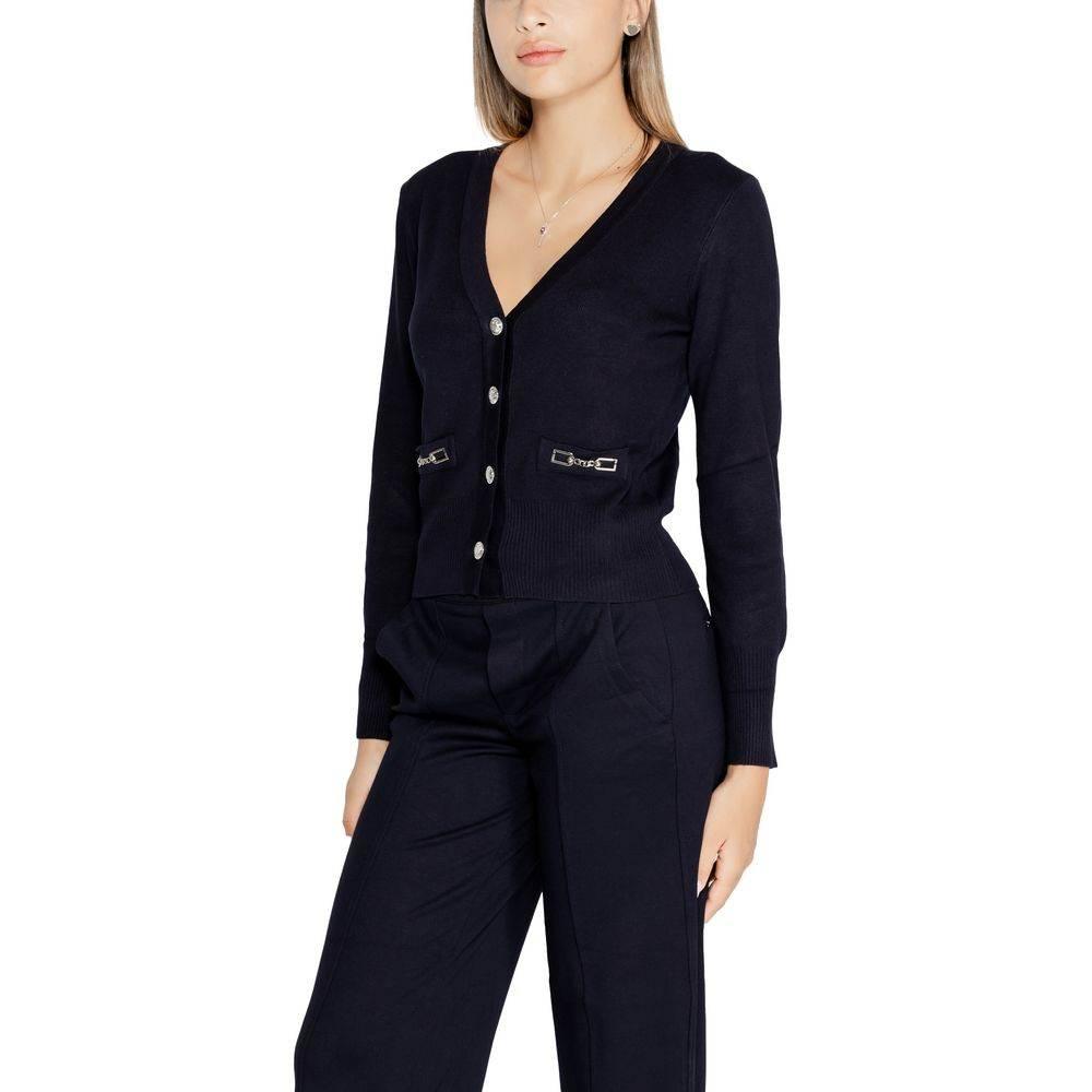 Morgan De Toi Blue Viscose Cardigan - Hilstor