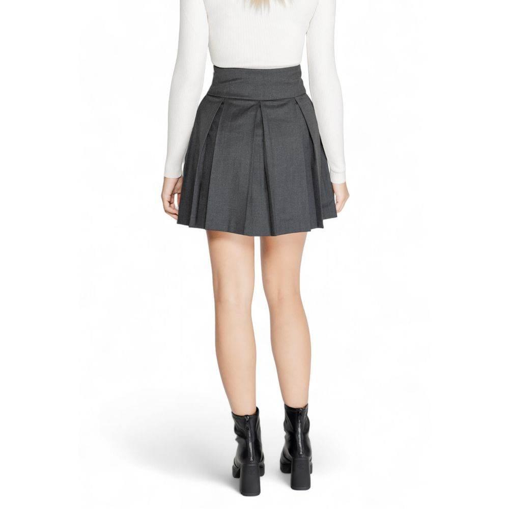 Morgan De Toi Gray Polyester Skirt - Hilstor