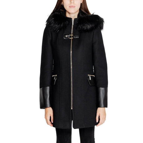 Morgan De Toi Black Wool Jackets & Coat - Hilstor