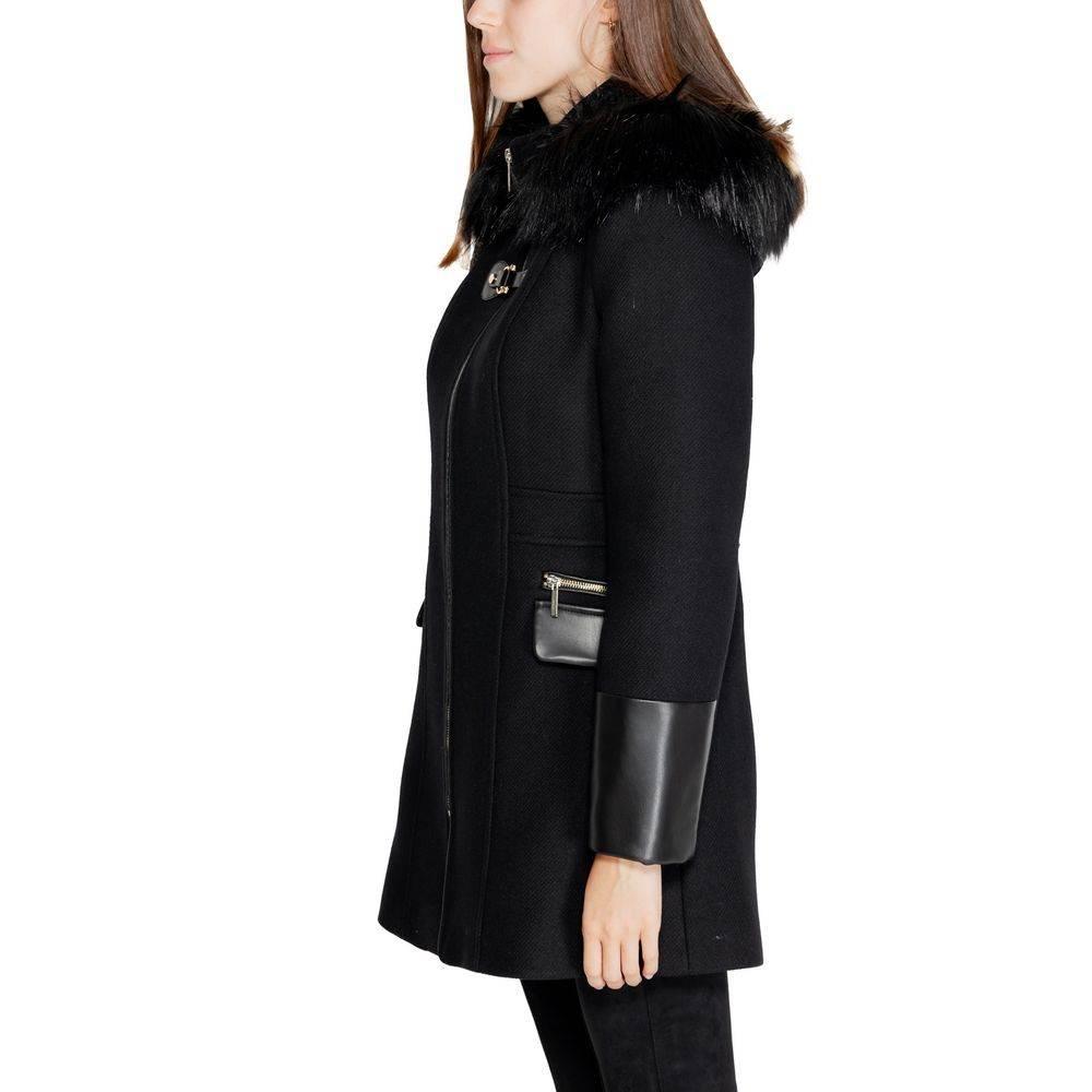Morgan De Toi Black Wool Jackets & Coat - Hilstor