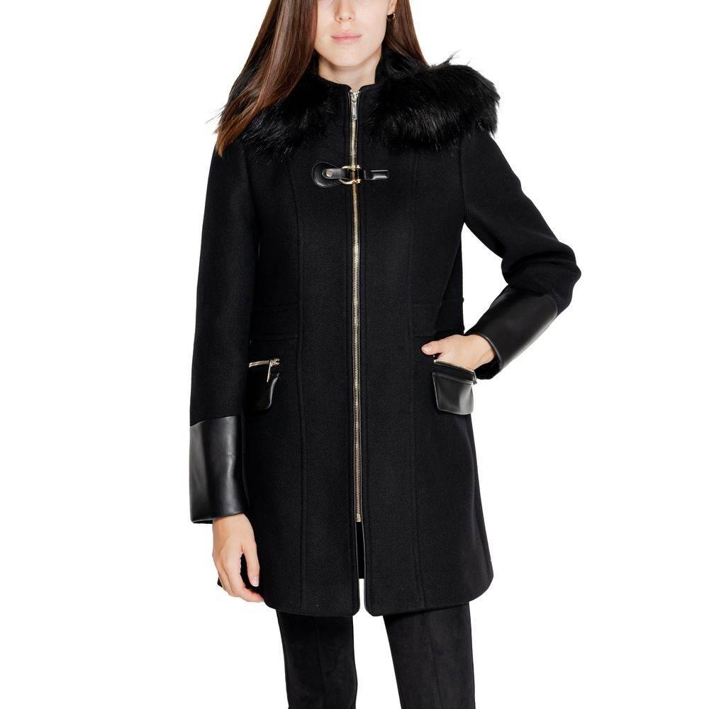 Morgan De Toi Black Wool Jackets & Coat - Hilstor