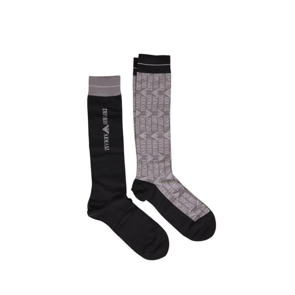 Emporio Armani Underwear Black Cotton Sock - Hilstor