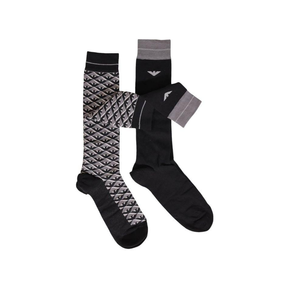 Emporio Armani Underwear Gray Cotton Sock - Hilstor