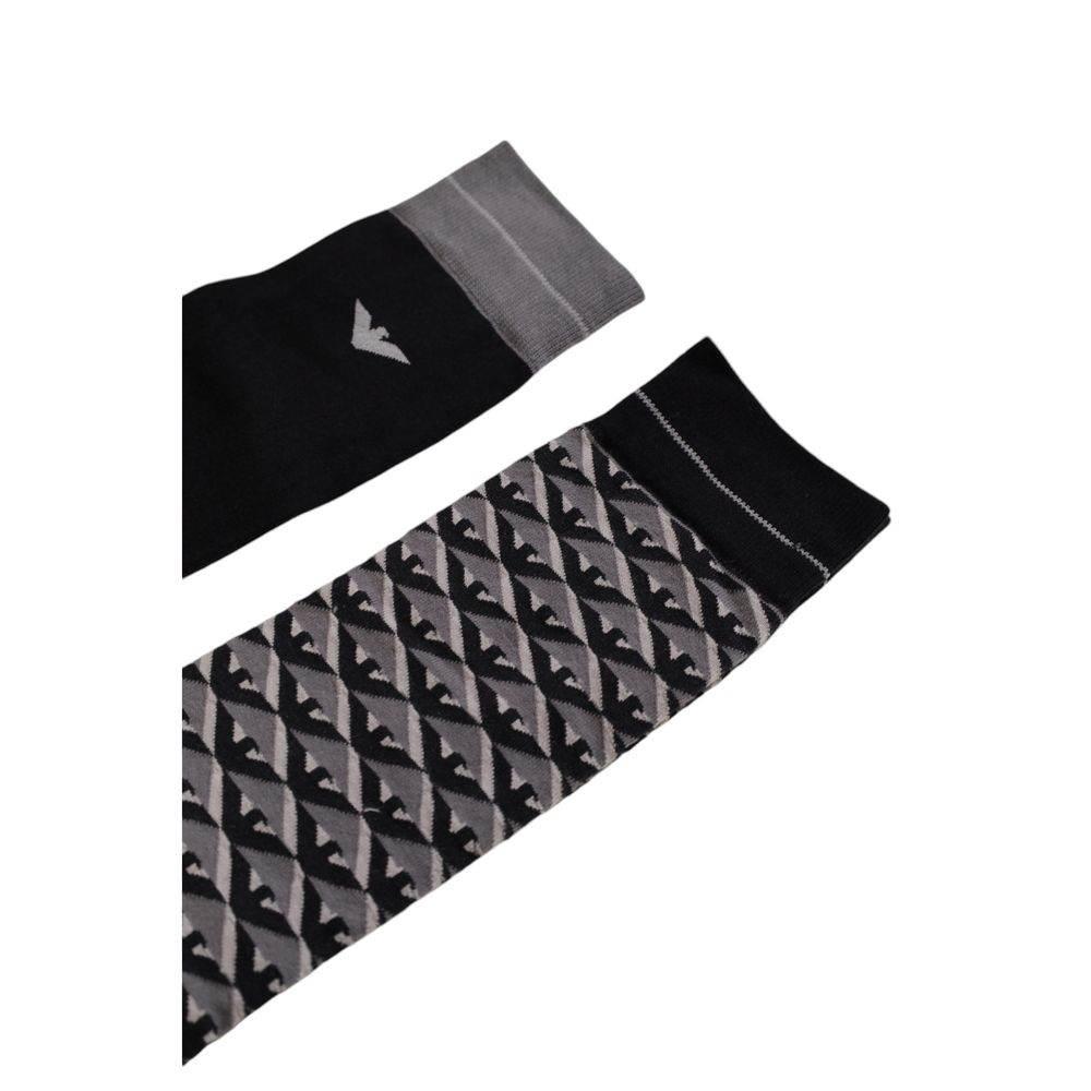 Emporio Armani Underwear Gray Cotton Sock - Hilstor