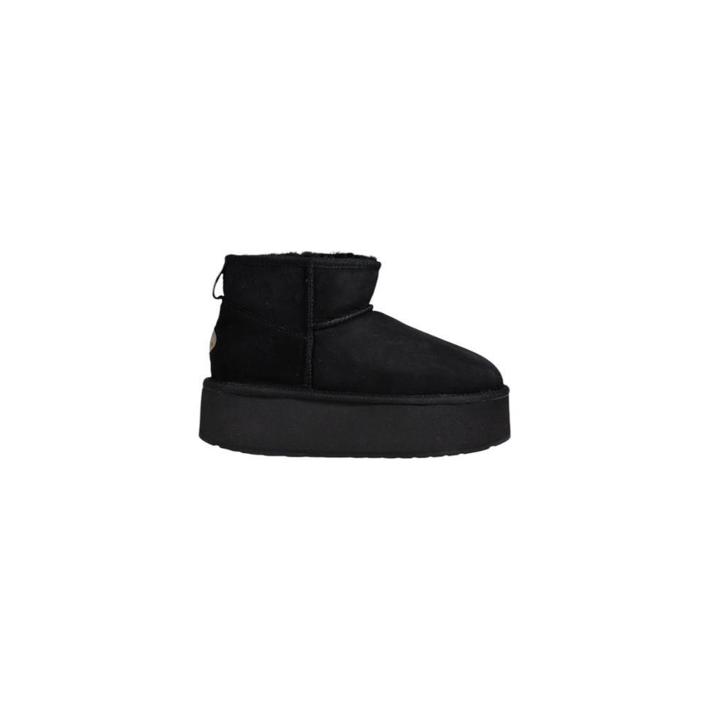EMU Australia Black Leather Boot - Hilstor