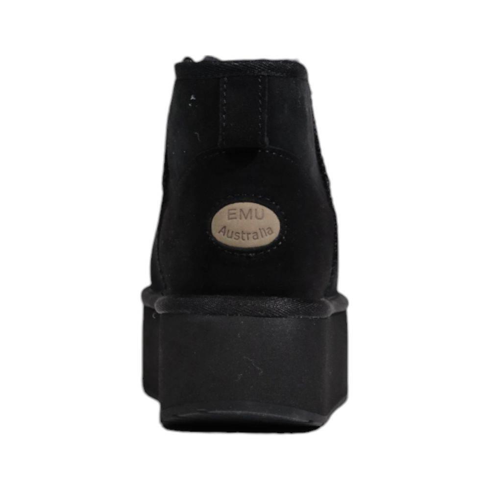 EMU Australia Black Leather Boot - Hilstor