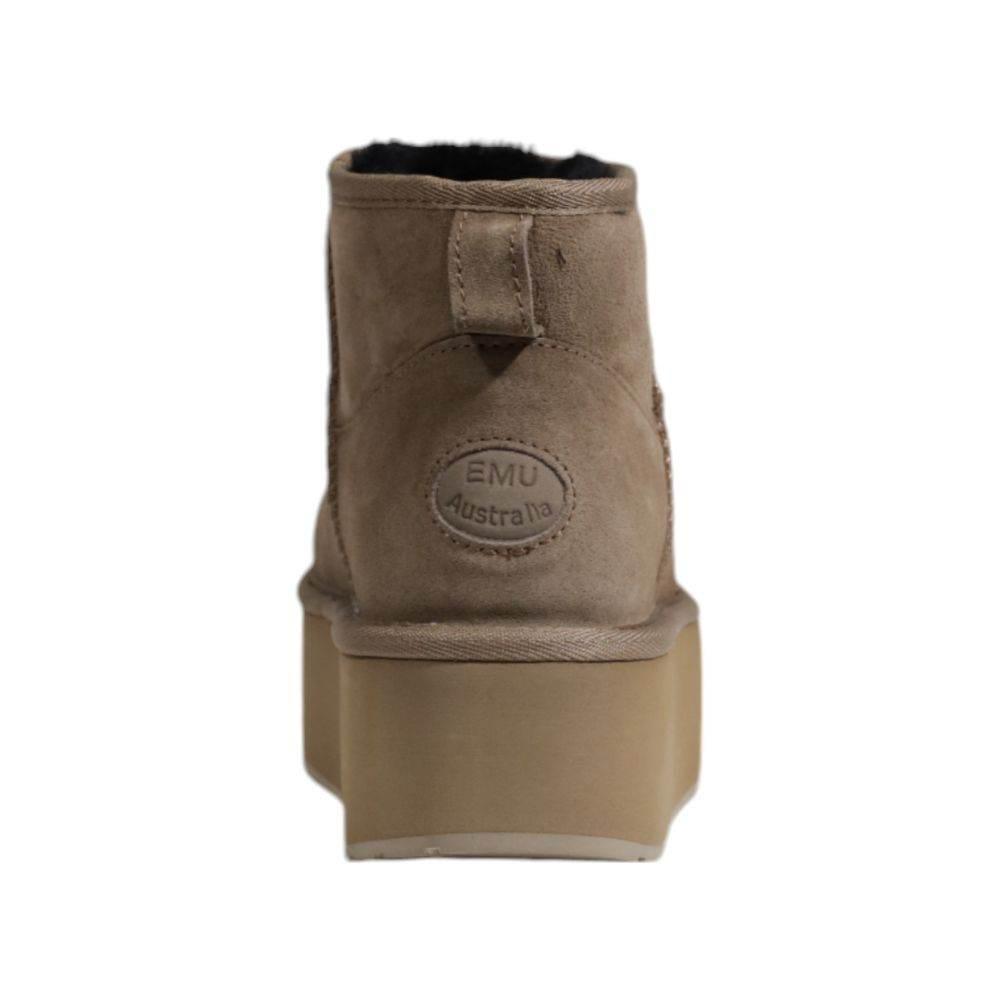 EMU Australia Gray Leather Boot - Hilstor