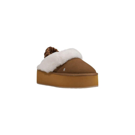 EMU Australia Beige Suede Leather Flat Shoe - Hilstor