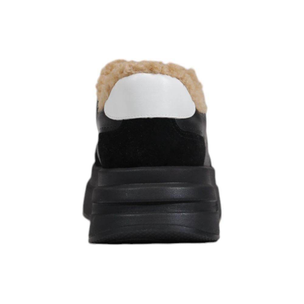 ASH Black And White Leather Sneaker - Hilstor