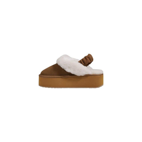 EMU Australia Beige Suede Leather Flat Shoe - Hilstor