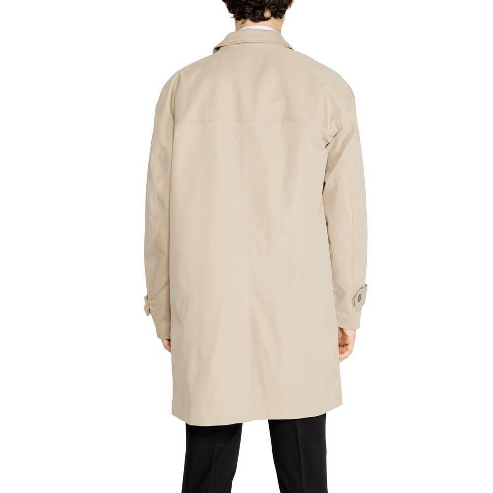 Only & Sons Beige Polyester Jacket - Hilstor