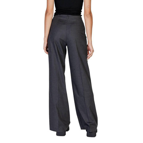 Morgan De Toi Gray Polyester Pant - Hilstor