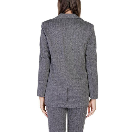 ICHI Black Polyester Suits & Blazer - Hilstor