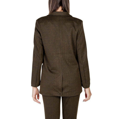 ICHI Green Polyester Suits & Blazer - Hilstor